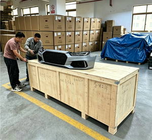 Kits de carrosserie pour <span class=keywords><strong>Audi</strong></span> A4 S4 B8, style <span class=keywords><strong>RS4</strong></span> <span class=keywords><strong>B9</strong></span>, pare-chocs <span class=keywords><strong>avant</strong></span> 2008-2012 avec calandre nid d'abeille, certifié CE, en stock aux États-Unis - Product Image 6