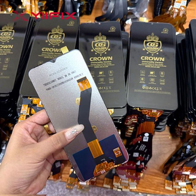 Wholesale Crown LCD Replacement for Tecno Pop 6 7 8 Spark Go 1 2020 2021 2022 2023 2024 High Brightness Touch Screen With Frame