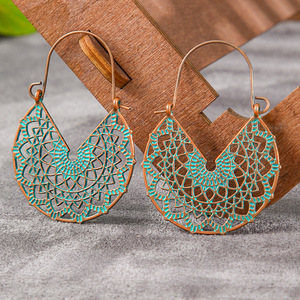 Bohemia Alloy Earrings Set Antique <b>Bronze</b> Plated Tassel <b>Drop</b> Earrings Women's Party Fashion Dangle Jewelry - Product Image 3