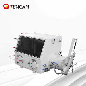صندوق قفاز مختبر أبحاث TENCAN من الفولاذ المقاوم للصدأ صندوق قفاز 0 إلى-0.1Mpa صندوق Glovebox للغرفة - Product Image 1