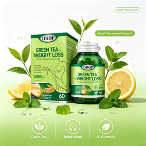 Capsules de thé vert pour la perte de poids, extrait de Garcinia Cambogia et de haricot blanc pour brûler les graisses et contrôler l'appétit - Product Image 1