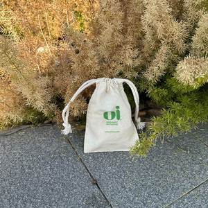 Customized Cotton Gift <b>Packaging</b> <b>Bag</b> Low Moq and Low Price Small Dust-proof Pouch With Double Strings - Product Image 3