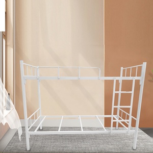 Cheap Modern Home Furniture School Dormitory Folding Bunk <b>Bed</b> Kids Children Metal Double Bunk <b>Beds</b> With Slide for Adult - Product Image 5