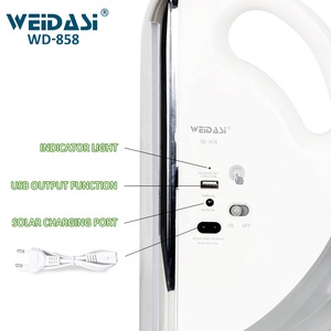 Phong cách mới xách tay dẫn ánh sáng khẩn cấp có thể sạc lại đèn khẩn cấp có thể điều chỉnh độ sáng ánh sáng - Product Image 5