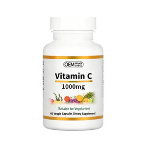 Capsules de Vitamine C Végétaliennes en Gros pour la Santé Immunitaire 1000mg – Soin de la Peau, Haute Absorption, Antioxydant - Product Image 1