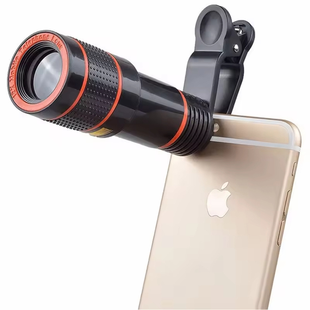 High-Definition 8X Zoom Effect Telephoto Lens Long Focus Monocular Phone Telescope Universal for Mobile Phones