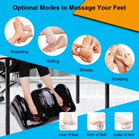 Masseur de pieds automatique à pétrissage, petit masseur de pieds, masseur de pieds et de la plante des pieds