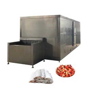 High capacity flash freezing machine commercial quick continuous freezer