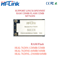 Module de routeur sans fil WiFi OpenWrt HLK-7628N MT7628, carte de test Linux pour passerelle 4G LTE avec 256 Mo, 128 Mo, 32 Mo, 7628NE, 7628NL