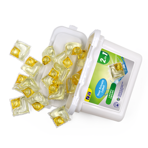 Offres Spéciales 80 dosettes 3-en-1 détergent à lessive Gel boule capsules dosettes jetables pour le lavage en vrac vêtements Stand up Pouch paquet - Product Image 1