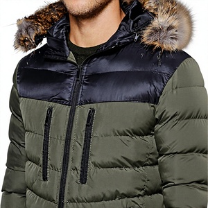 Chaqueta de Plumón con Capucha de Alta Calidad, Personalizada, Talla Grande, Abrigo Acolchado Grueso de Invierno para Hombre - Product Image 4