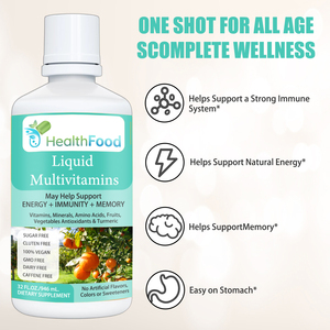 Multivitamines liquides les plus vendues avec acides aminés, contribuent à soutenir un système immunitaire robuste, favorisent l'énergie naturelle - Product Image 2