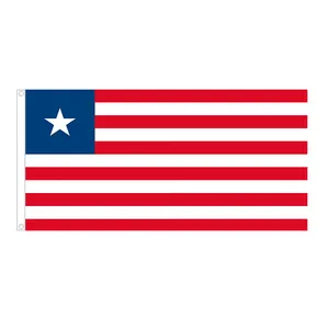 卸売中国工場3x5フィート国旗2022クータル国旗クウェート、レバノン、リベリア、リビア、マダガスカル国旗