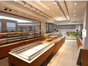 Vitrine réfrigérée pour pâtisserie, présentoir à gâteaux moderne, présentoir à pain, vitrine à gâteaux avec éclairage LED, vitrine réfrigérée pour gâteaux - Product Image 5