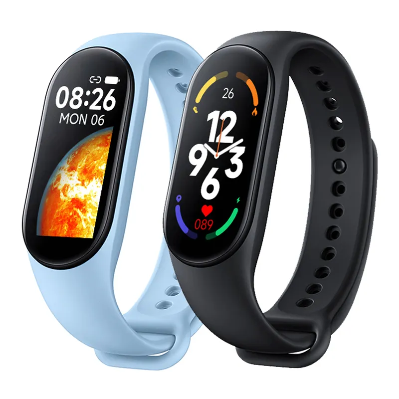M7 Smart Band Smartwatches Sport Fitness Tracker Schritt zähler Herzfrequenz Blutdruck messgerät Smartwatch Armband für Männer Frauen