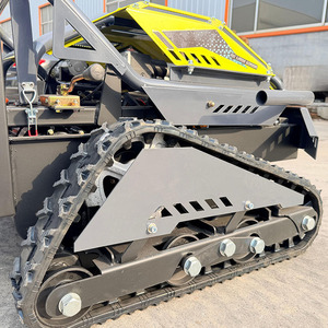 Livraison gratuite, <span class=keywords><strong>tondeuse</strong></span> à gazon robotisée à moteur à essence, largeur de coupe 500 mm, <span class=keywords><strong>tondeuse</strong></span> à gazon à chenilles télécommandée - Product Image 2