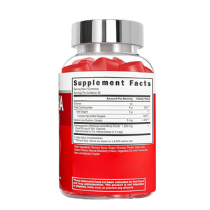 Gomitas Naturales con 50 Porciones por Botella, con Raíz de Ashwagandha de Alta Potencia de 1500 mg y Contenido de Withanólidos Estándar - Product Image 2