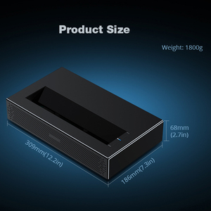 D068 Chất Lượng Cao Xách Tay <span class=keywords><strong>Android</strong></span> 9 Thông Minh DLP Chiếu 4K & 1080P Mini Beamer Với Đèn LED Mà Không Cần Pin Ngoài Trời Sử Dụng Nhà - Product Image 2