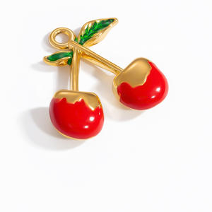 18K Gold Plated Stainless Steel Mini Cartoon 3D Handmade Jewelry DIY Accessories for Women's Necklace Fashion Pendants <strong>Charms</strong> - Product Image 5