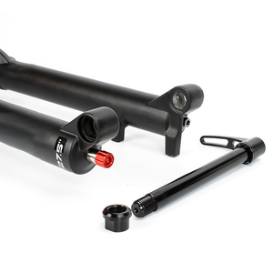 Fourche de vélo à double épaulement Double couronne 29 27.5 pouces VTT Amortisseurs avant Fourche à suspension pneumatique pour Super Dirt Bike - Product Image 6