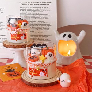 New Arrival Halloween Cute Scented Pumpkin <b>Candle</b> Souvenir Creative Cross-Border Factory Source <b>Match</b> for Gift Giving - Product Image 4
