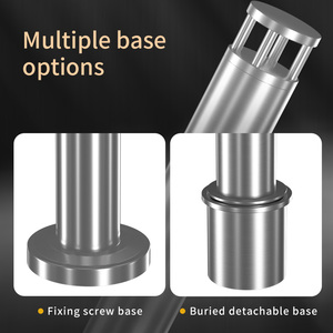 야외 행사 및 스포츠 도로 안전 장벽 교통 장벽 중형 군중 통제 스탠션 포스트 - Product Image 5