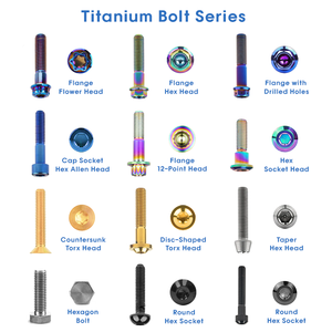 Acciaio inossidabile cromato titanio esteso 12pt 14 bullone mozzo flangia a 12 punti speedline Modulare cerchio bullone m8 m7x32 bullone ruota a 12 punti - Product Image 3