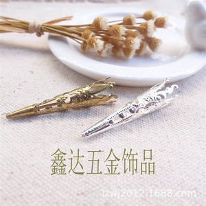 อุปกรณ์ทำผมโบราณแบบซินด้า วัสดุทำมือ DIY: ถาดดอกไม้ทรง<span class=keywords><strong>ก</strong></span>รวยทองเหลือง, ปิ่นปั<span class=keywords><strong>ก</strong></span>ผม, ลู<span class=keywords><strong>ก</strong></span>ปัดยาวปลายแหลม - Product Image 2