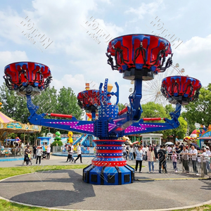 Atracción Portátil de 24 Asientos con Rotación Extrema, Energy Storm Thrill Ride, Remolque para Parque de Atracciones, Equipo para Carnaval al Aire Libre - Product Image 5