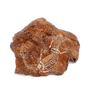 Dinosaurio de resina de alta calidad, fósil, reptil, escondite para Terrario de reptiles - Product Image 1