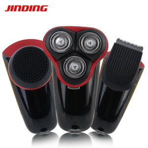 Rasoir électrique pour hommes 3 en 1 Rasoirs rotatifs Tondeuse à barbe Tondeuse à poils de nez Rasoirs électriques humides et secs pour hommes - Product Image 2