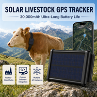 Rastreador GPS Solar para Ganado de 20000mAh Directo de Fábrica con Integración de API de Plataforma Personalizada para Animales Grandes