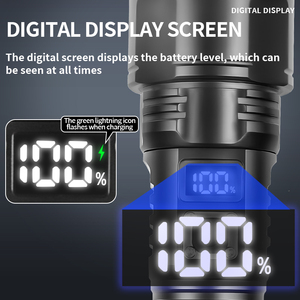 <span class=keywords><strong>New</strong></span> 30 Wát cao lumen LED Đèn Pin 1200 lumen IPX4 26650 ngân hàng điện với 5 chế độ khẩn cấp chiến thuật không thấm nước sạc <span class=keywords><strong>Torch</strong></span> - Product Image 4