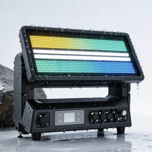 Luz Estroboscópica <span class=keywords><strong>Pixel</strong></span> RGB y Blanco Frío para Exteriores Color Strike M 1400W IP65, DMX512, Alto CRI 95, para Festivales de Música, Conciertos y Eventos - Product Image 1