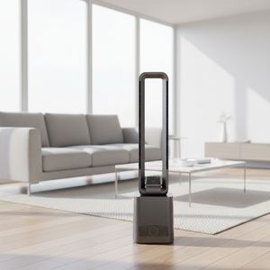 <span class=keywords><strong>Ventilateur</strong></span> tour sans pales de 33 pouces avec <span class=keywords><strong>purificateur</strong></span> <span class=keywords><strong>d</strong></span>'<span class=keywords><strong>air</strong></span> à filtre HEPA, <span class=keywords><strong>ventilateur</strong></span> oscillant électrique avec télécommande <span class=keywords><strong>et</strong></span> minuterie, 3 vitesses - Product Image 3