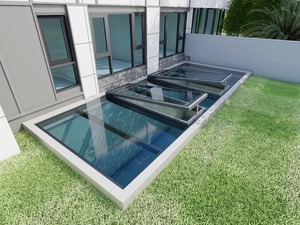 Lucernari automatici doppio vetro <span class=keywords><strong>tetto</strong></span> retrattile <span class=keywords><strong>finestre</strong></span> Smart pieghevole a traduzione <span class=keywords><strong>tetto</strong></span> apribile - Product Image 2