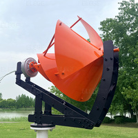 Kleine Mini-Archimedes-Spiralwindkraftanlage, Einzelwindmühlen-Generatorsystem für Haus, Schiff, Landschaft und Stadt