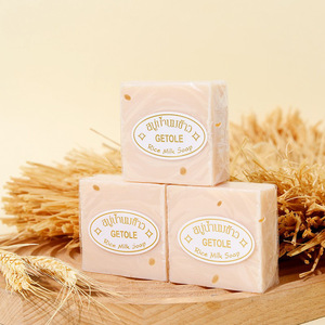 Jabón de Arroz Tailandés de Marca Privada OEM |   Leche Herbal con Limón |   MOQ bajo: 10 piezas |   Fabricante de Jabón Natural Artesanal al por Mayor para - Product Image 1