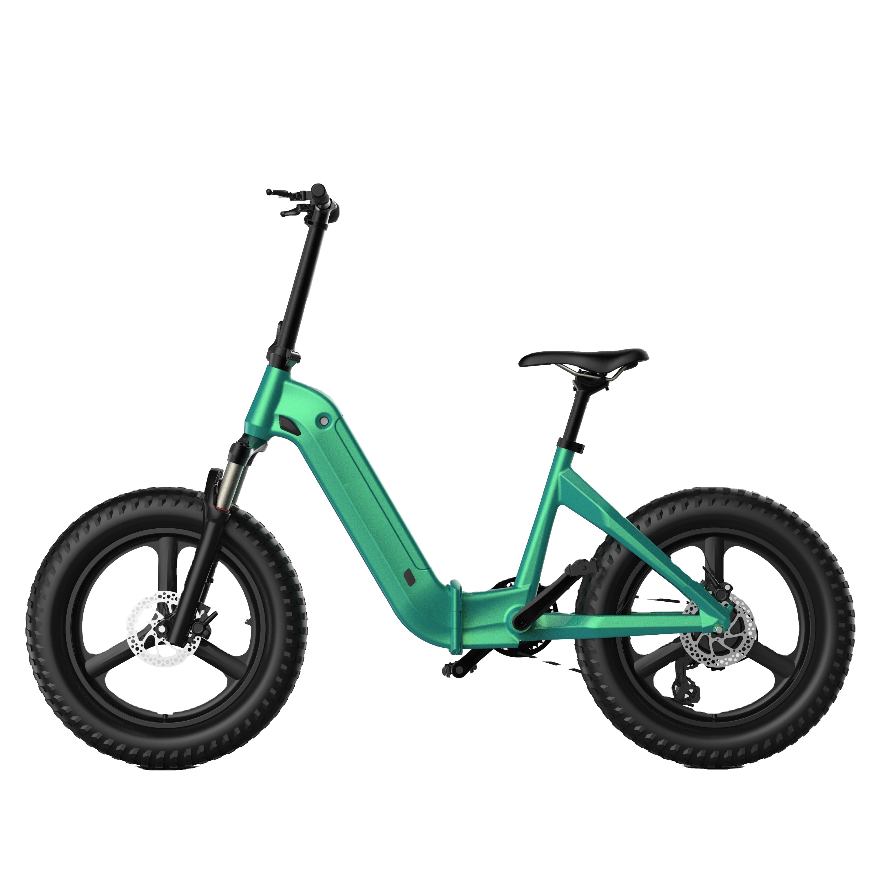 20inch folding electric bike hidden battery electric bicycle 48V500W rear motor bike  electric folding bike
