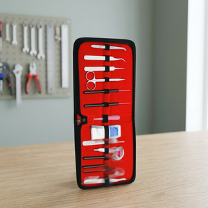 Kit d'entraînement à la suture pour étudiants en médecine : Instruments chirurgicaux, pinces, ciseaux, aiguilles – Ensemble complet - Product Image 5