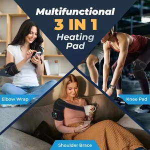 Liệu pháp ánh sáng đỏ đầu gối cú đúp để giảm đau, rung đầu gối massager với nhiệt và ánh sáng đỏ thiết bị trị liệu - Product Image 2