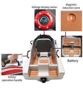 Barco de karting eléctrico de fábrica inteligente para uso en el agua esencial para surf, pesca, entretenimiento y diversión familiar - Product Image 6