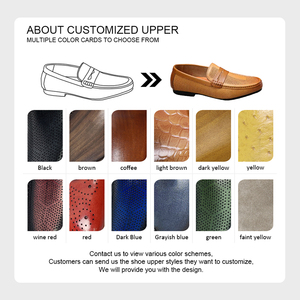 Mocassins d'été en cuir de vachette pleine fleur pour hommes, semelle souple et respirante, chaussures décontractées à enfiler pour le bureau et les soirées - Product Image 4