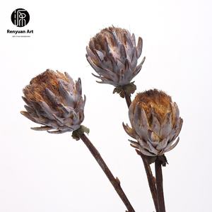 Autunno Color caffè asciutto piccolo imperatore composizione floreale cineserie casa floreale floccante eleganti vasi di fiori fioriere - Product Image 2