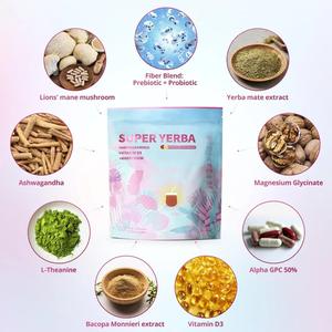 OEM Super Yerba Mate Instant Theepoeder Kruidensupplementen voor Energie, Concentratie, Darmgezondheid & Schoonheidsvoordelen 30 Sticks Volwassenen - Product Image 1