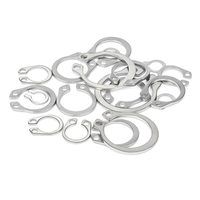 Stainless Steel AISI 304 INOX A4-70 A286 ANSI 316 Type B Heavy External Retaining Ring for Shafts DIN 471-2