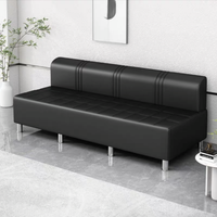Nouveau modèle WSS 2026 – Fauteuil d'attente de haute qualité pour salon de beauté et barbier – Canapé d'attente doré