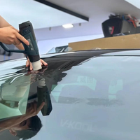 Film teinté pour vitres de voiture 1,52*30M, 15% 35% 75% VLT PET, noir, protection IR 60% UV 90%, anti-rayures