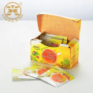 Scatole di carta imballaggio Kraft per alimenti espositore per tè in cartone stampato scatola per alimenti personalizzata scatola per imballaggio per tè