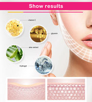 Masque en feuille personnalisé de haute qualité pour le visage, réducteur de double menton, amincissant en V, pour peaux grasses et sèches, nourrissant, anti-rides, soin de beauté
